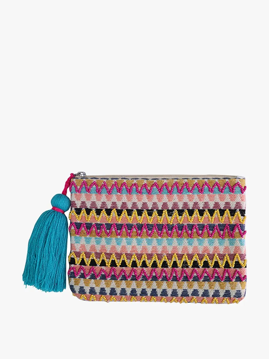 Josephina Printed Cotton Pouch