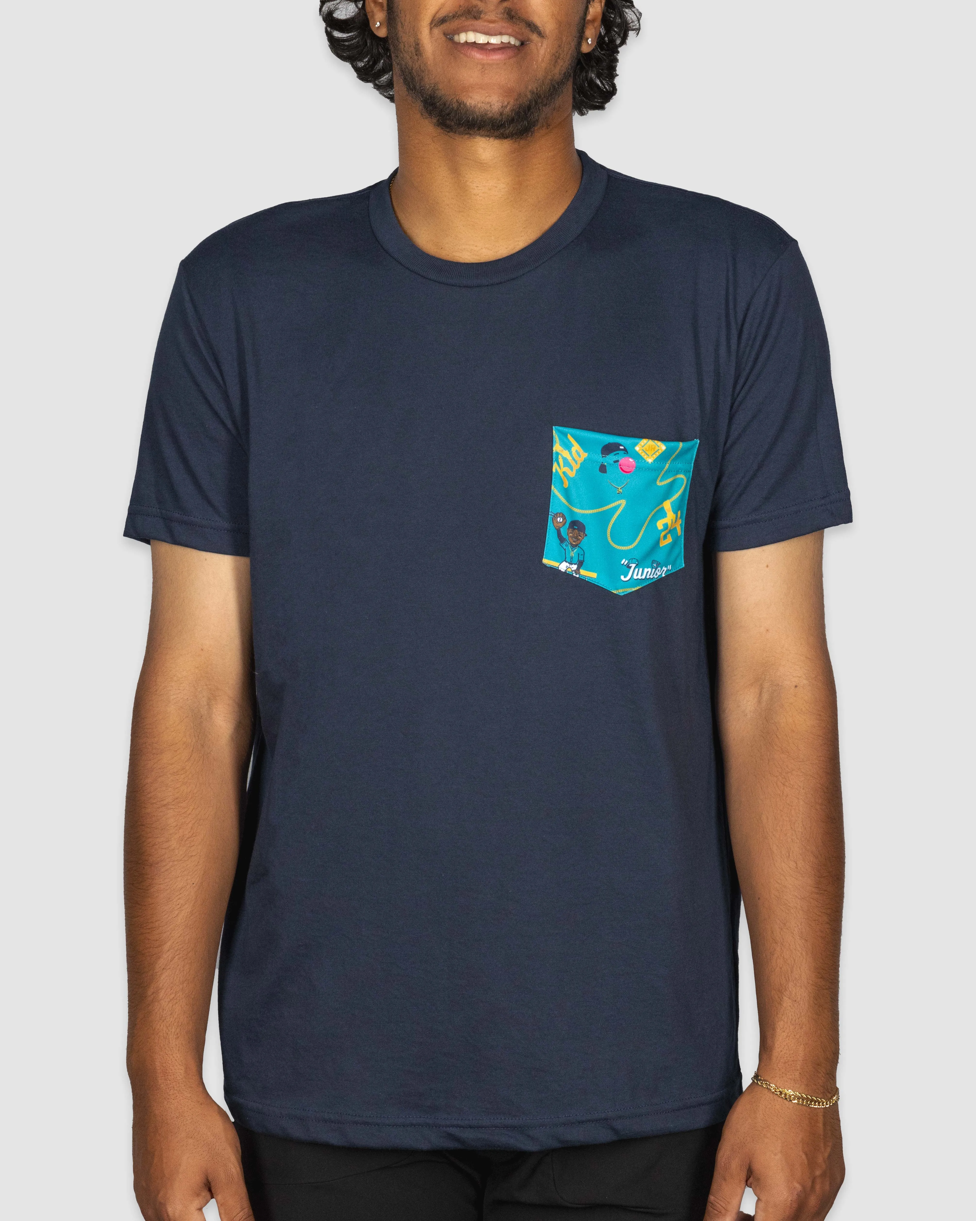 Ken Griffey Jr. Patterned Pocket Tee - Ken Griffey Jr. Collection