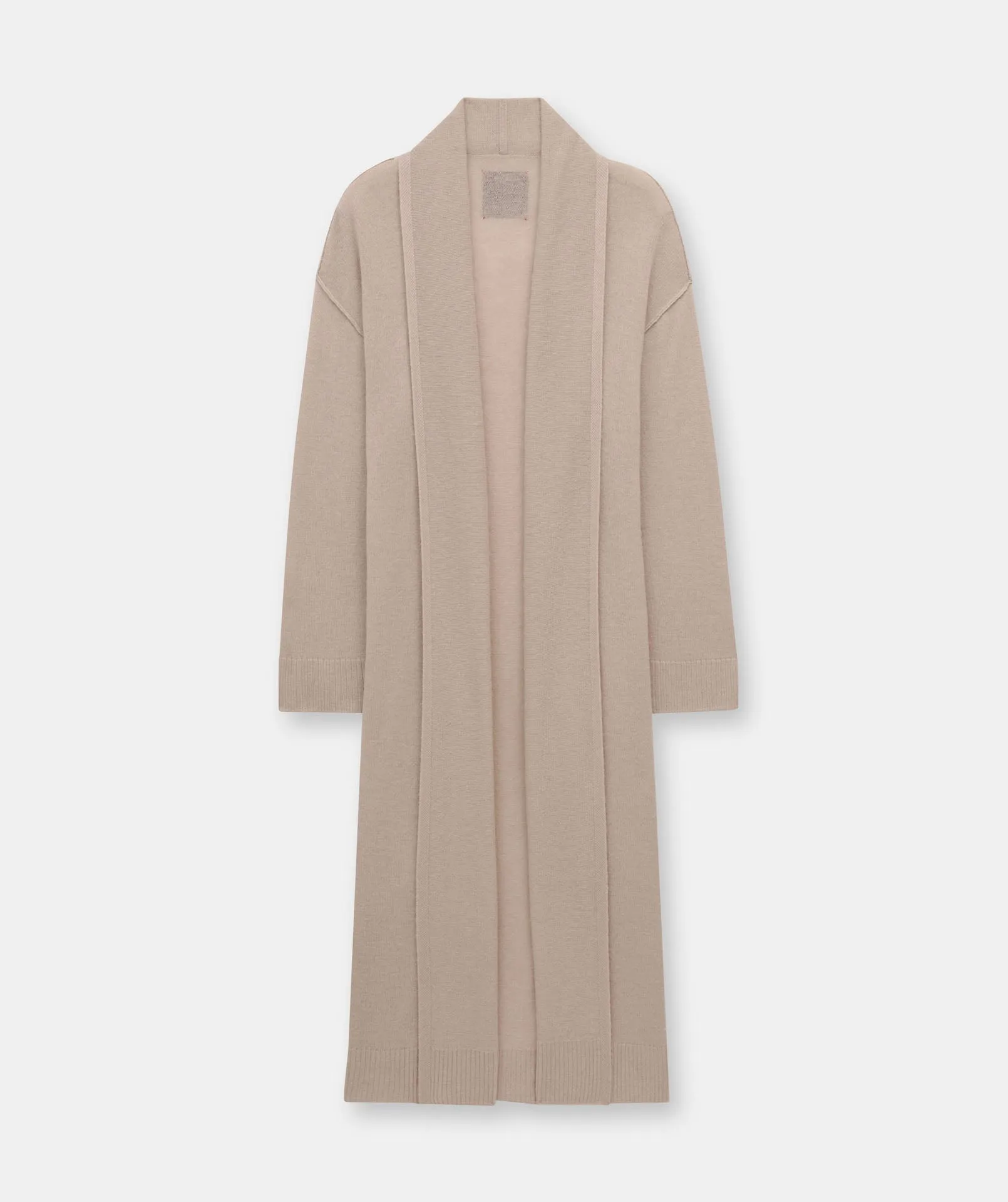 Lightweight Reversible Cashmere Shawl Duster