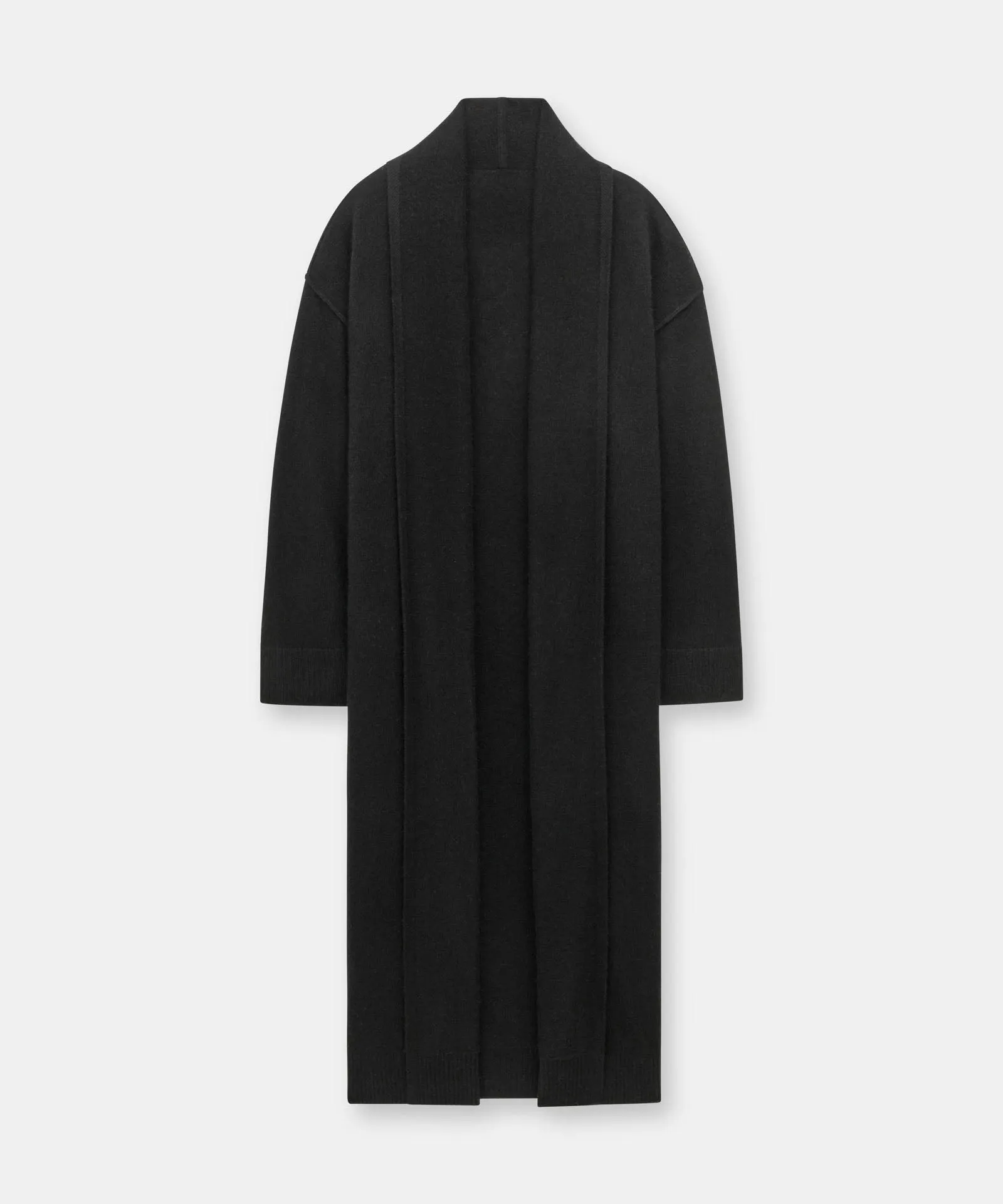 Lightweight Reversible Cashmere Shawl Duster