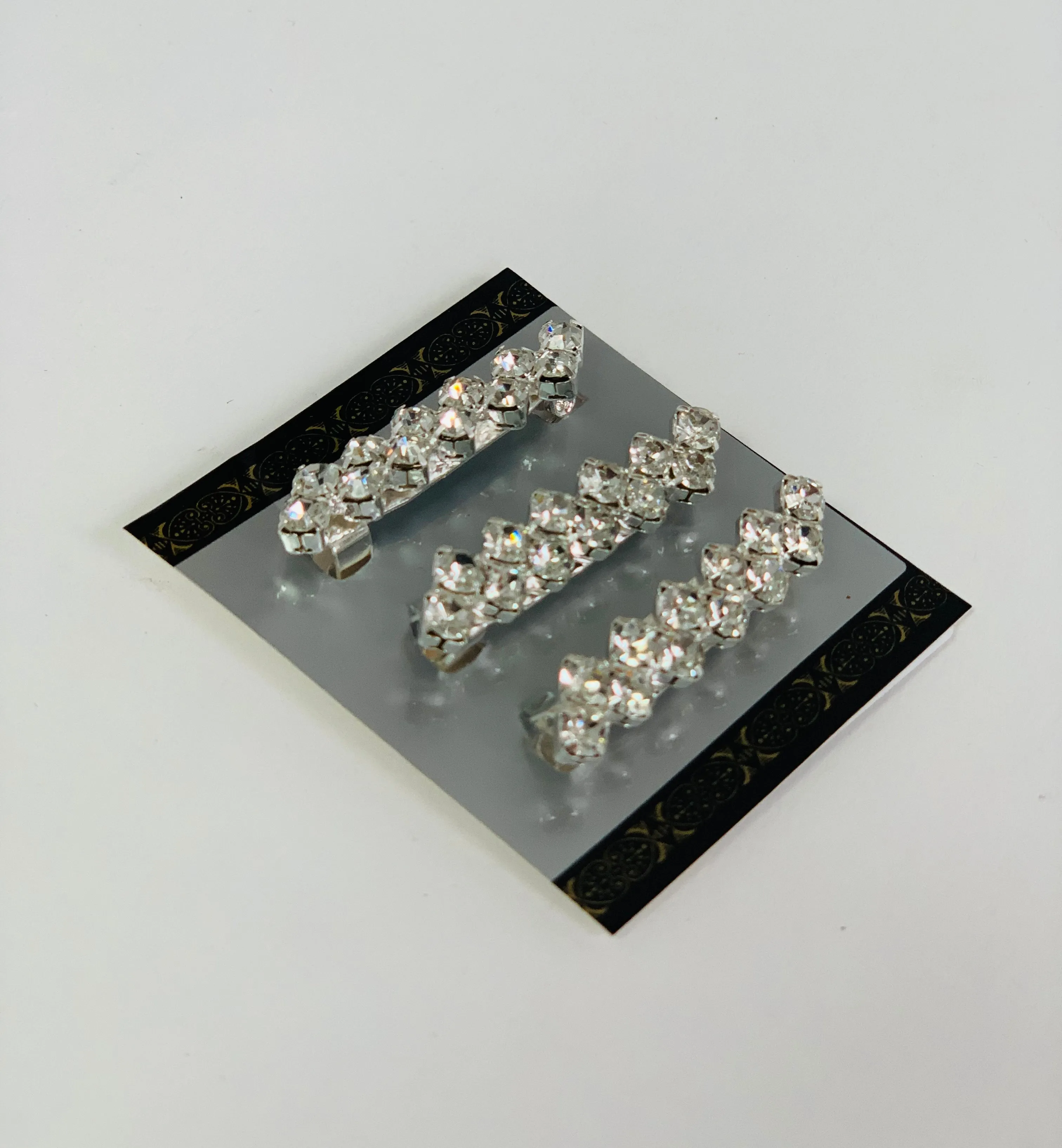 Luxury Diamante Crystal Pins - 3Pcs Set