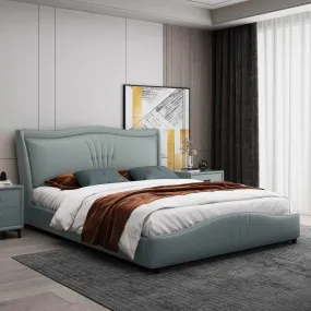 Masco Luxury Upholstered Bed In Leatherette