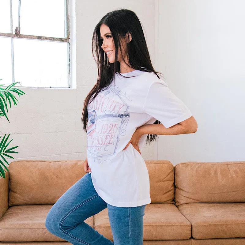 Nashville Music City Oversized Tee