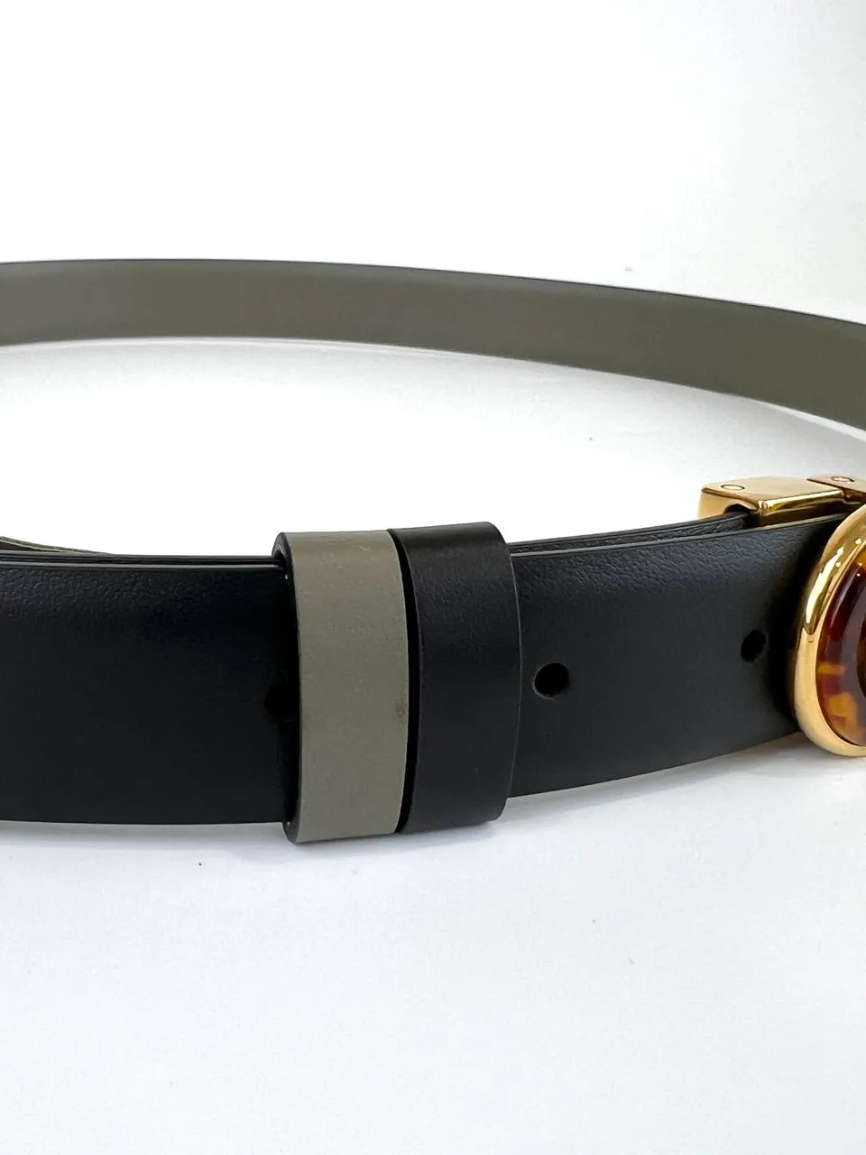 Nero Vitello Donna Reversible Belt 95cm