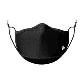 New Era Plain Face Mask - Black