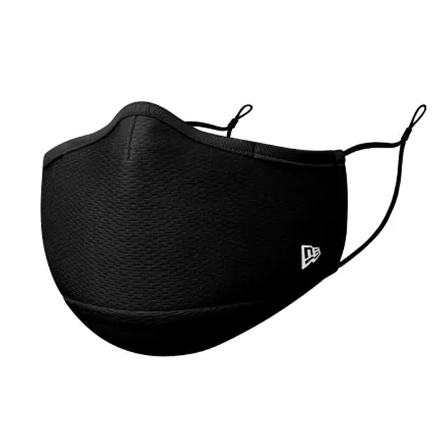 New Era Plain Face Mask - Black