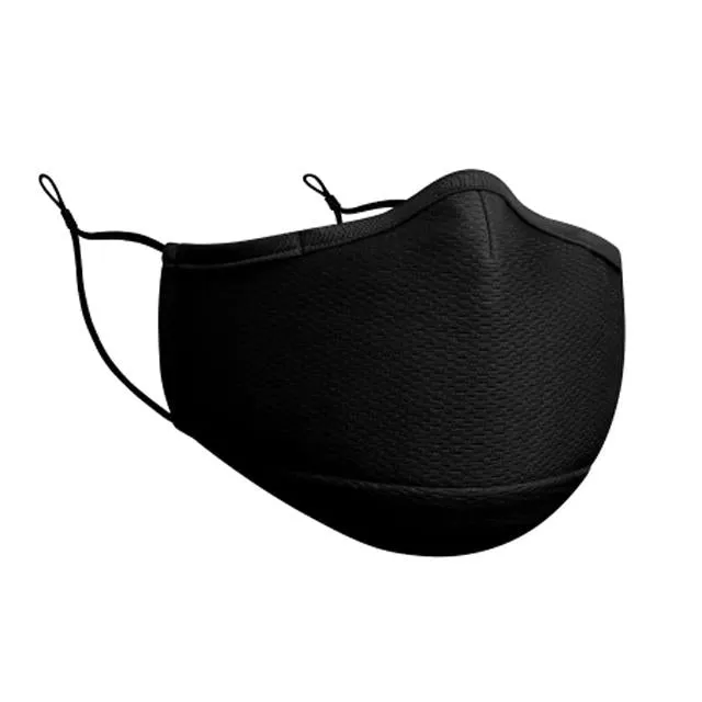 New Era Plain Face Mask - Black