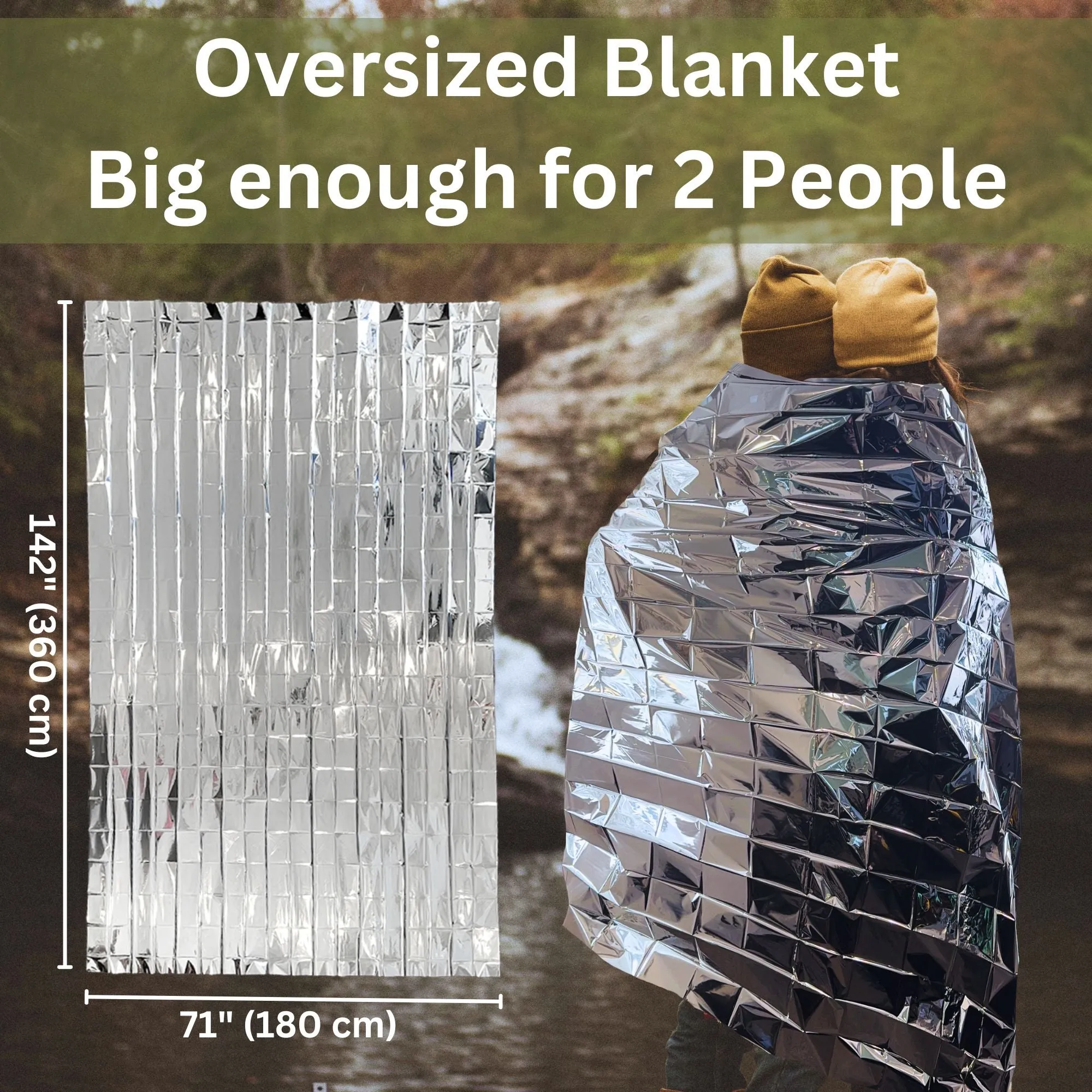 Oversized Emergency Survival Blanket