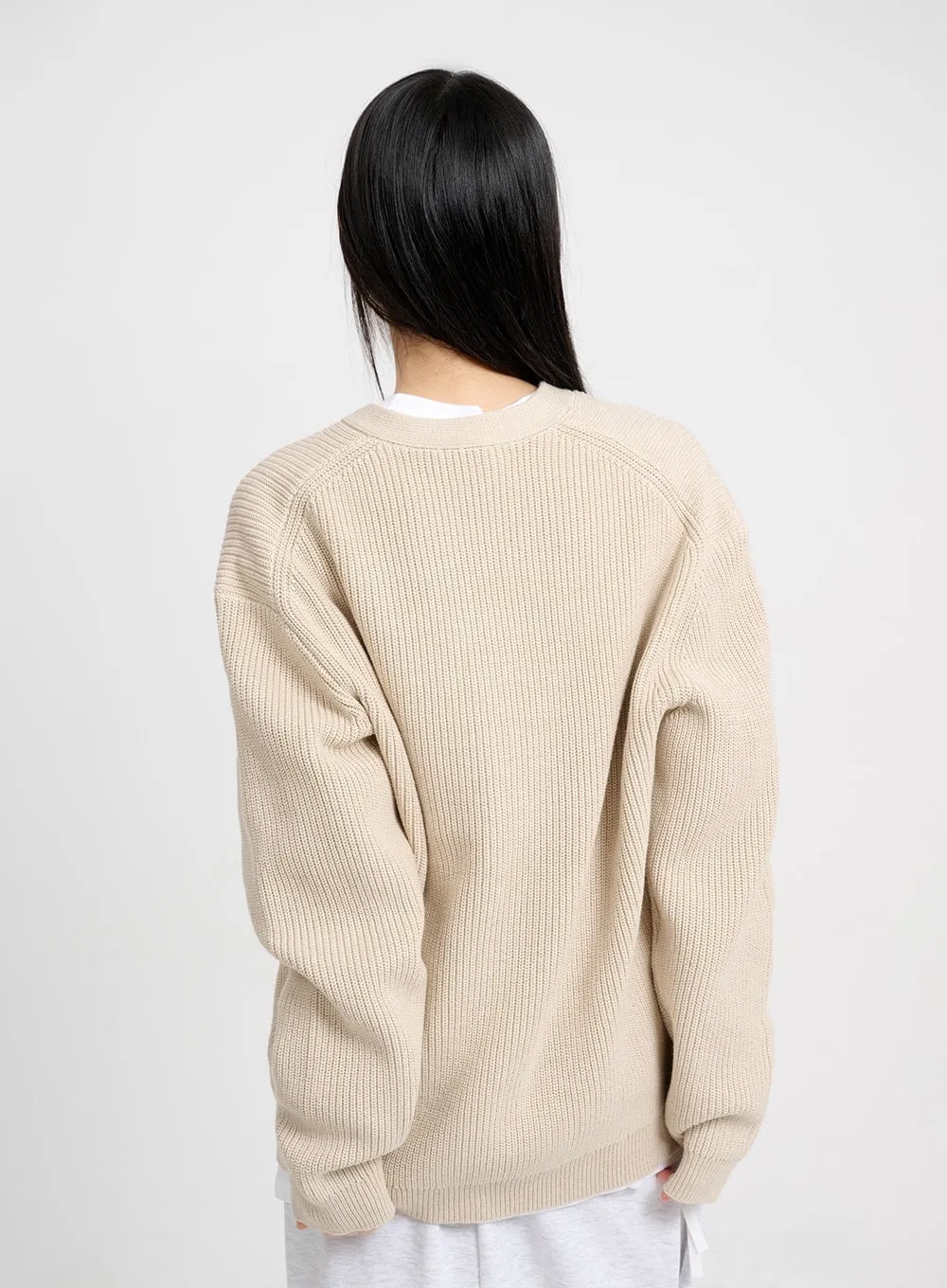 Oversized Knit Cardigan CM415