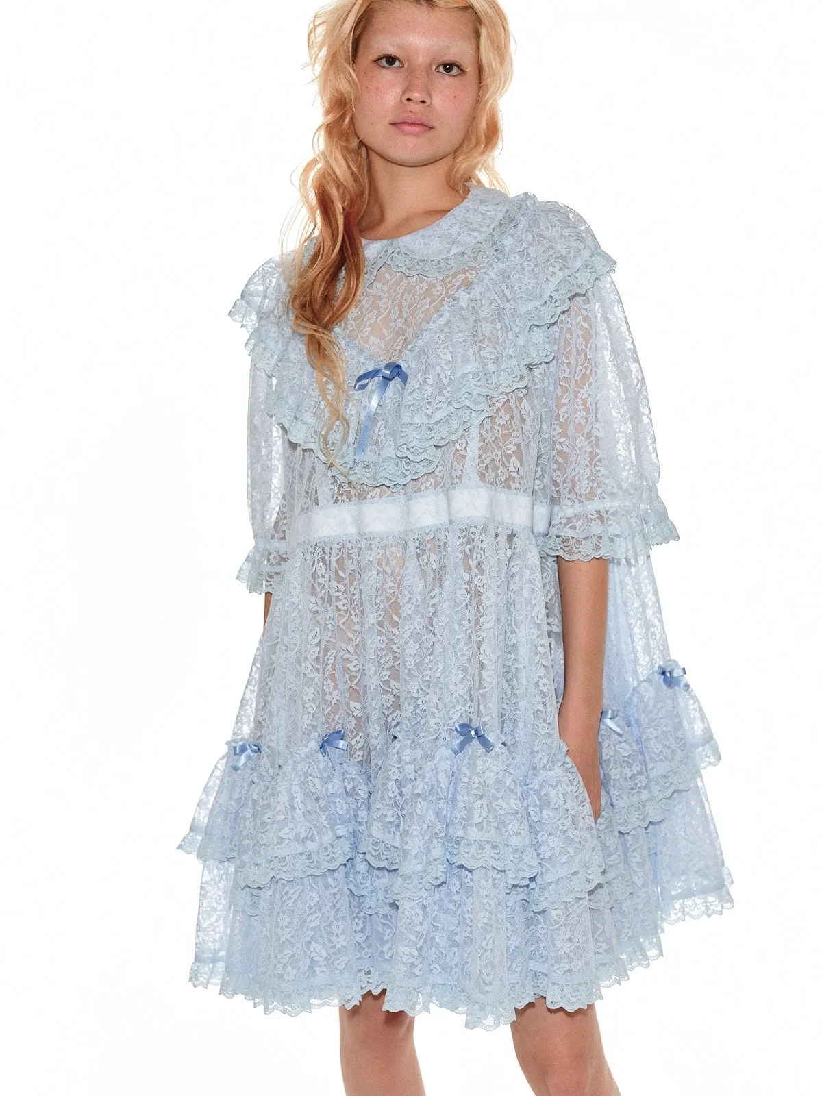 Oversized Lolita Lace / Baby Blue