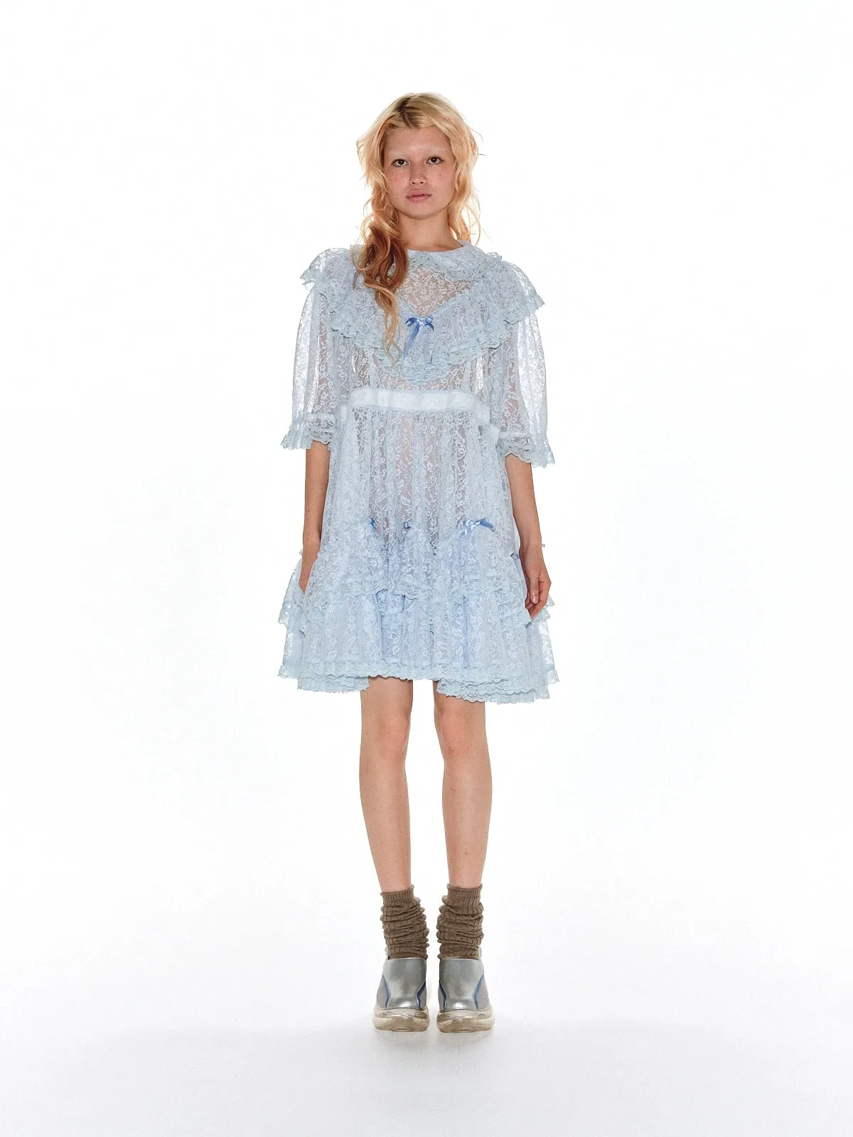 Oversized Lolita Lace / Baby Blue