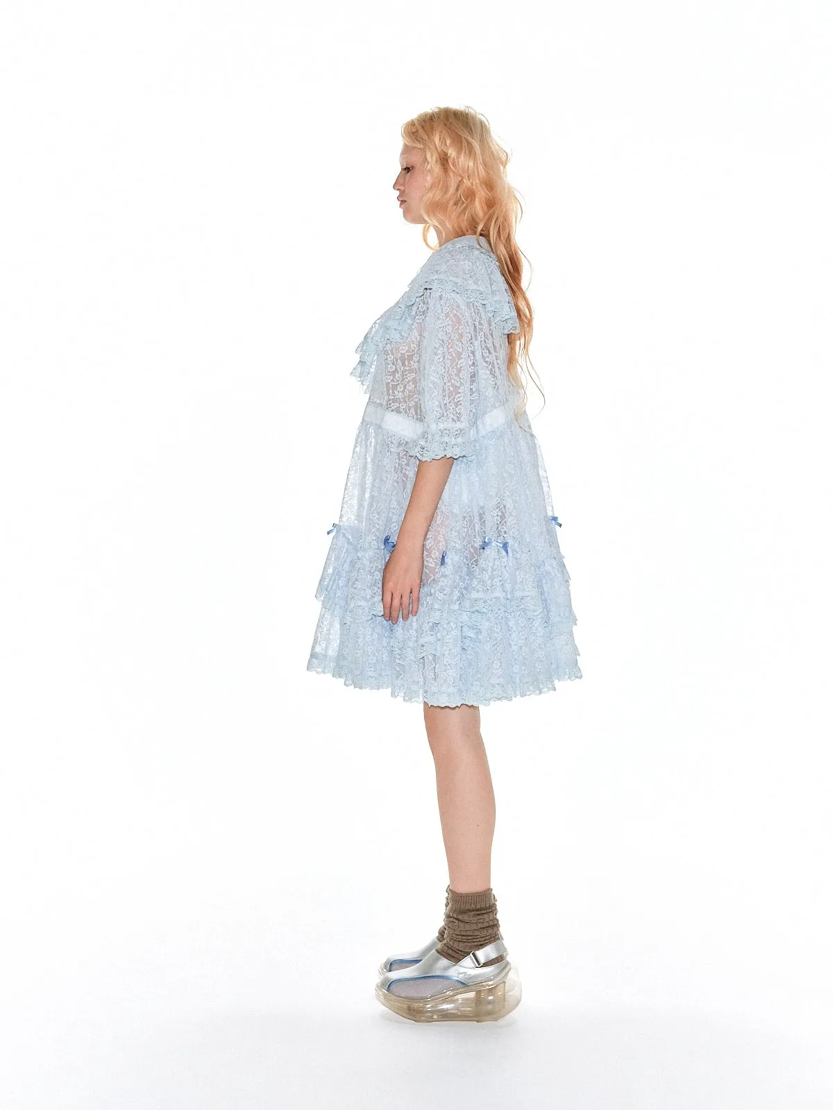 Oversized Lolita Lace / Baby Blue