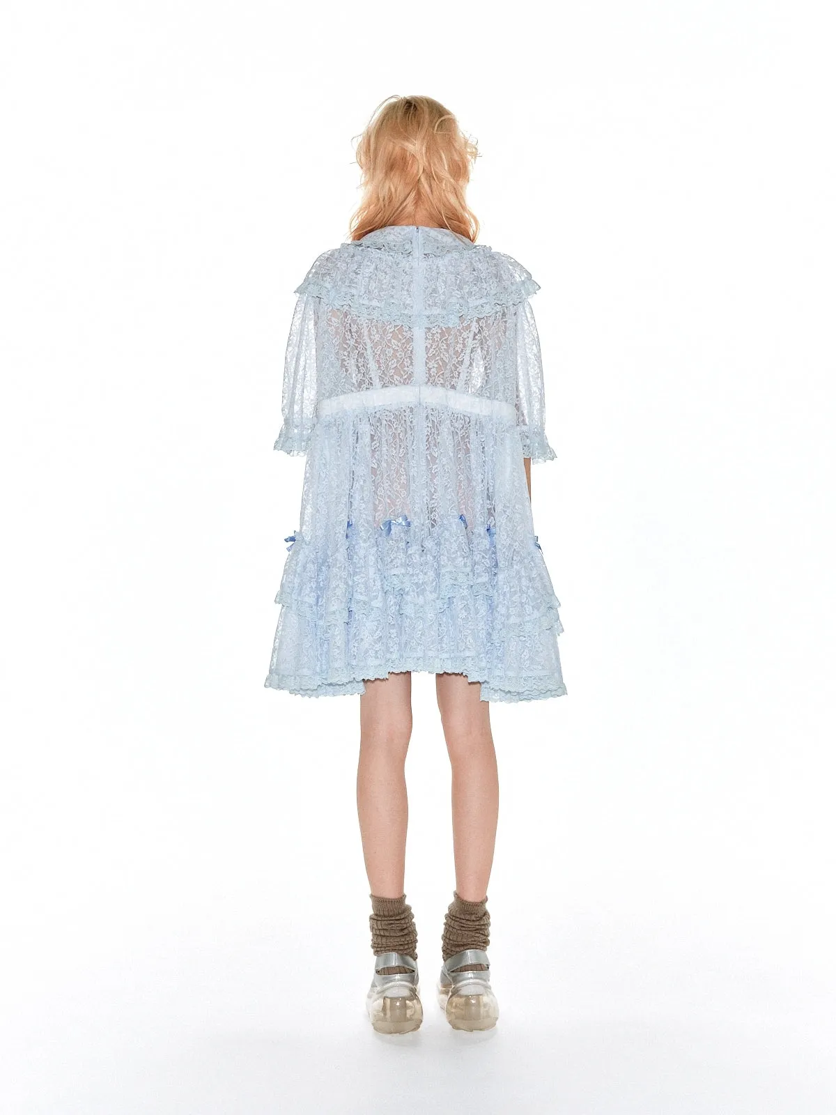 Oversized Lolita Lace / Baby Blue