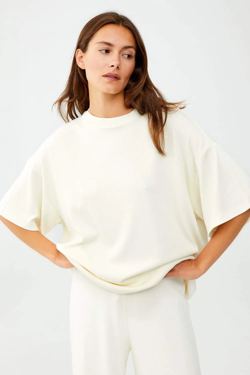 Oversized Ribbed Top