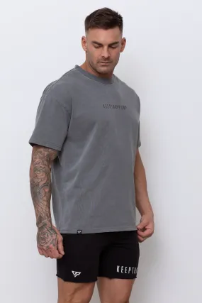 OVERSIZED TEE - CHARCOAL