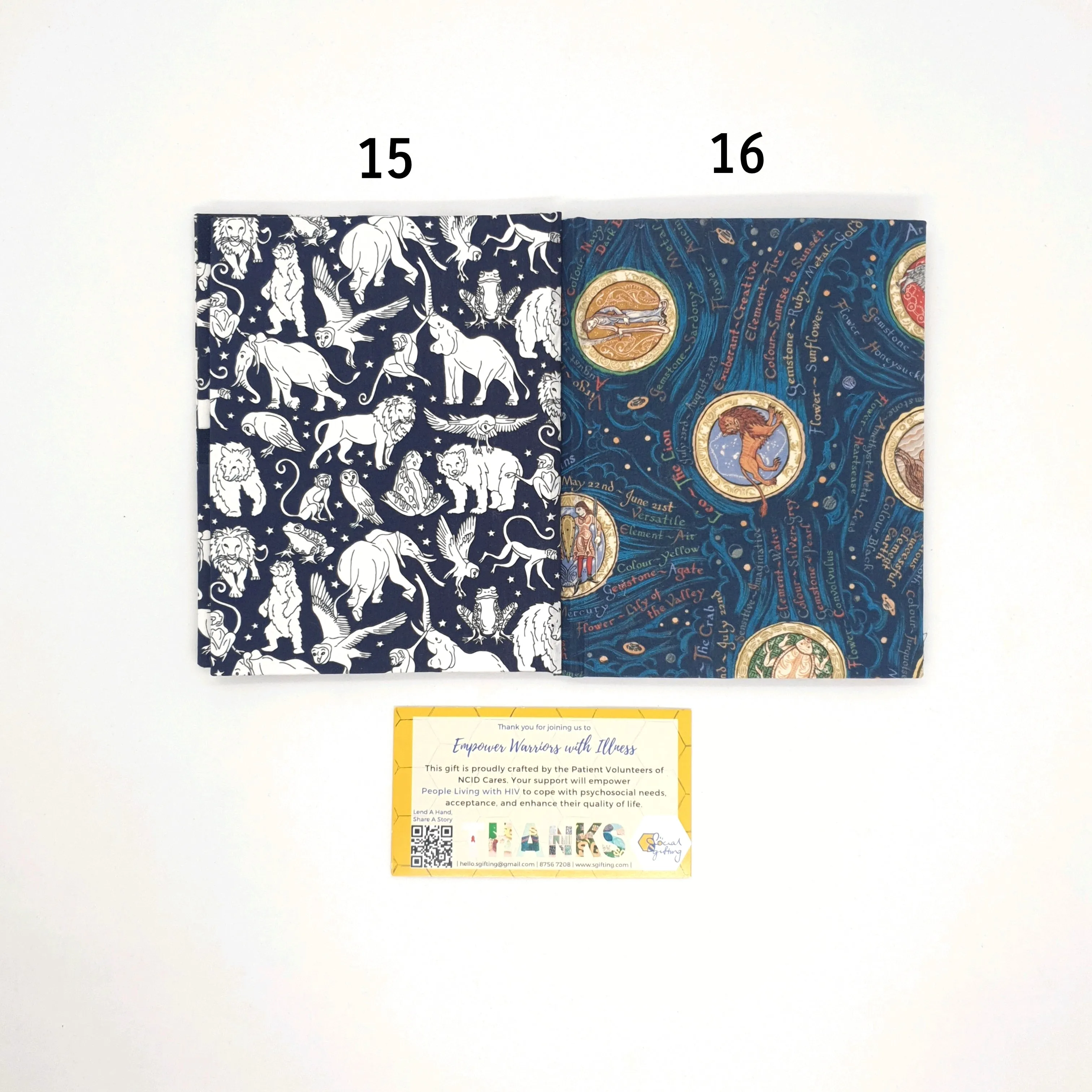 Patterned Passport or Notebook Cover