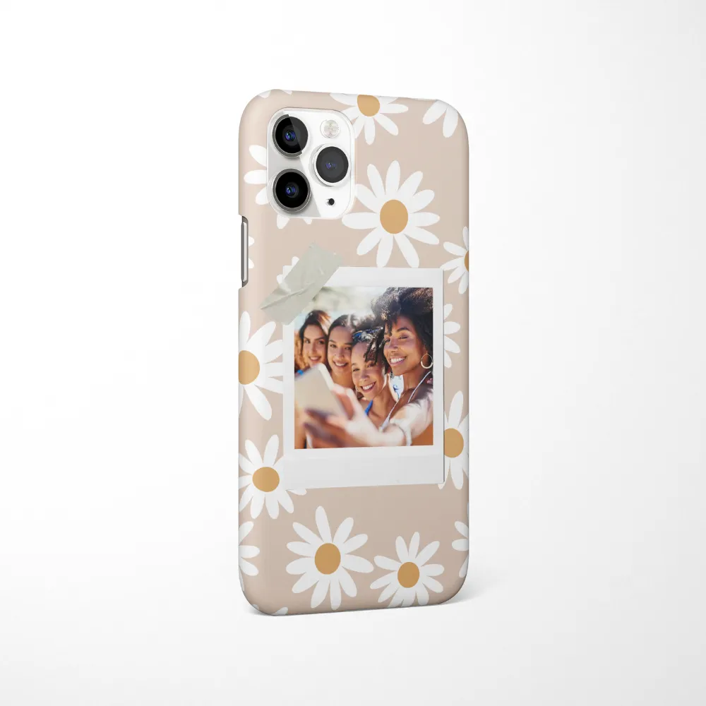 Patterned Personalised Polaroid Bestie Phone Case - Upload Your Photo