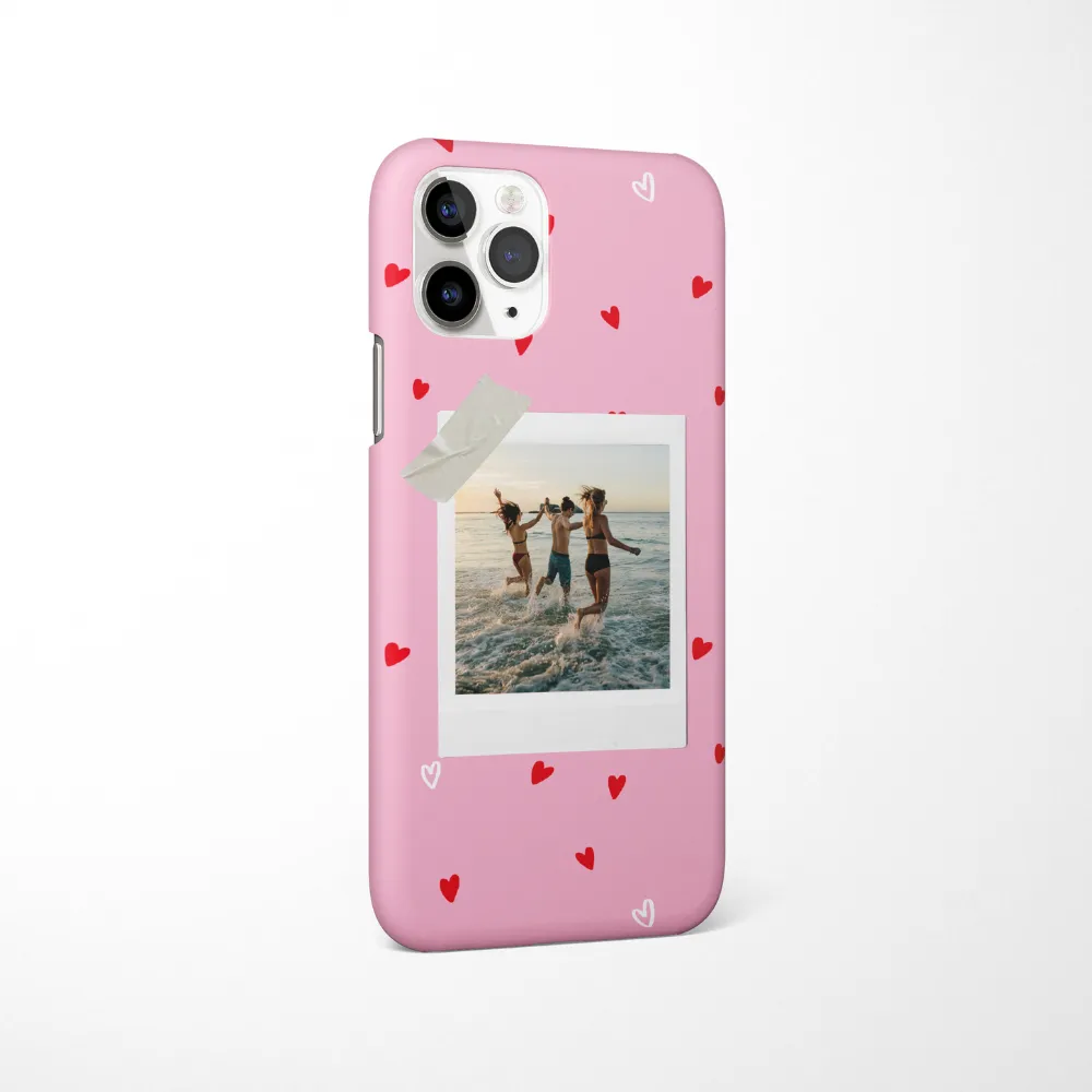 Patterned Personalised Polaroid Bestie Phone Case - Upload Your Photo