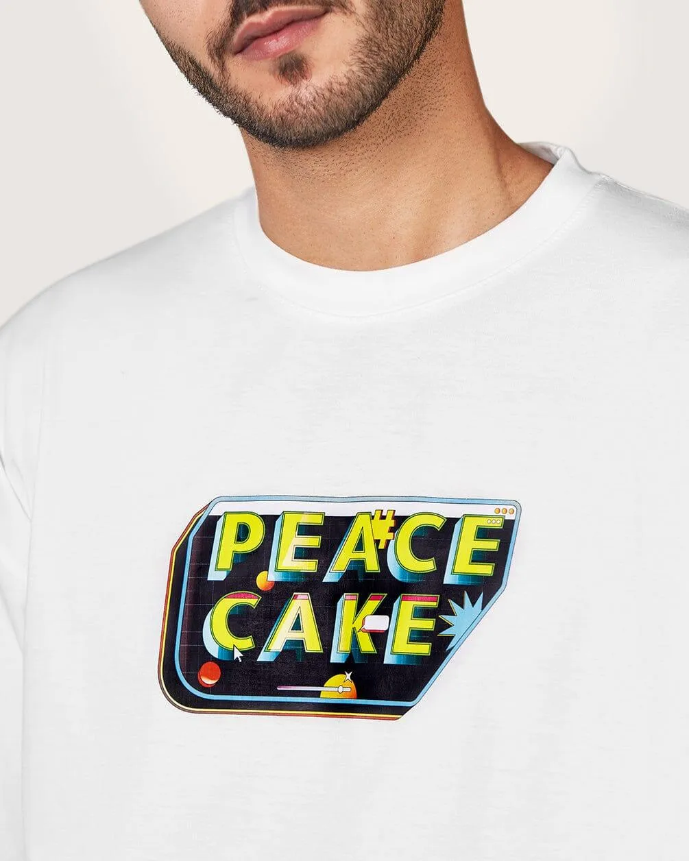 Peace Cake Printed Oversized Tee