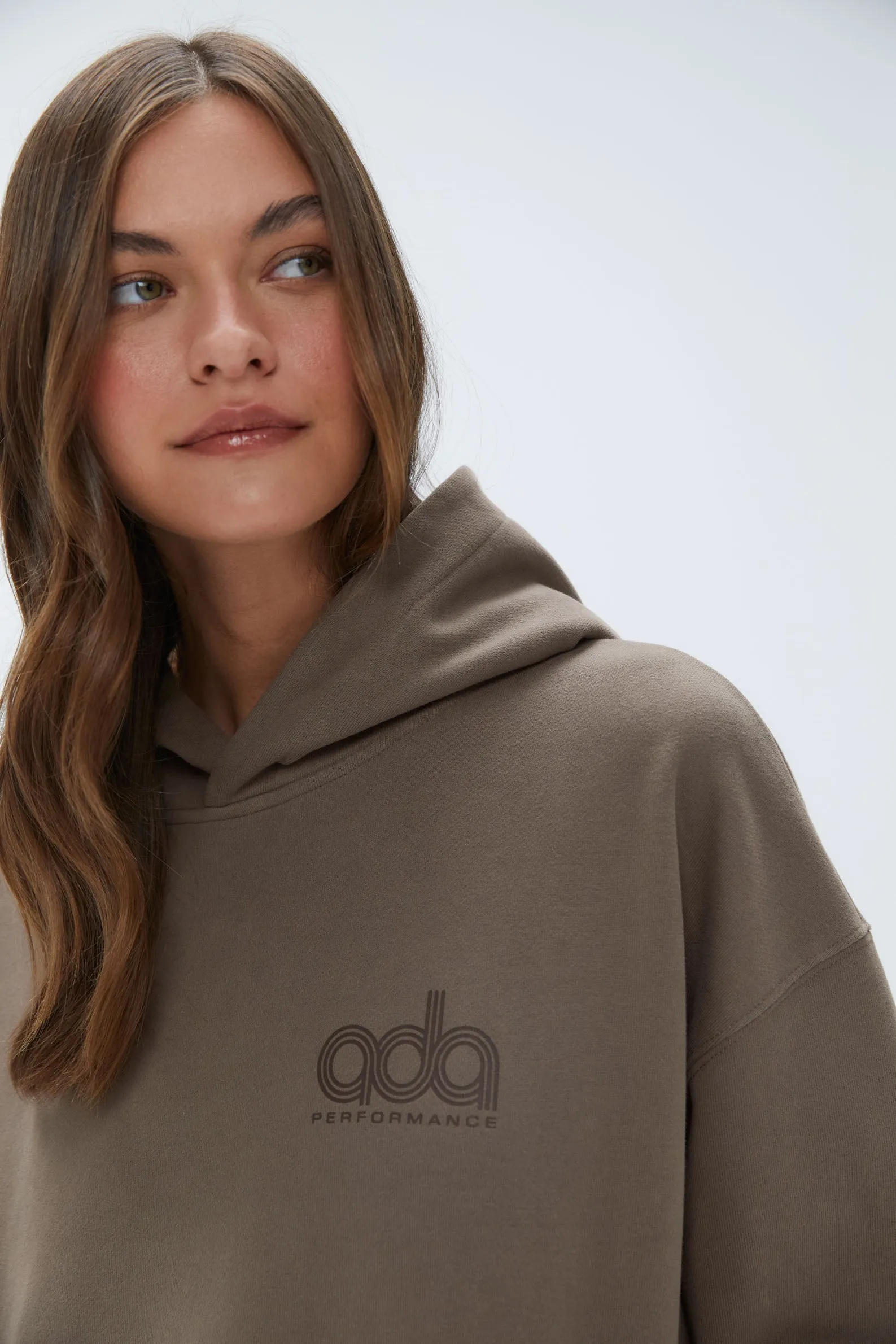 Performance Oversized Hoodie - Cocoa Brown