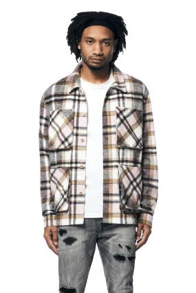 Plaid Flannel Overshirt - Himalaya