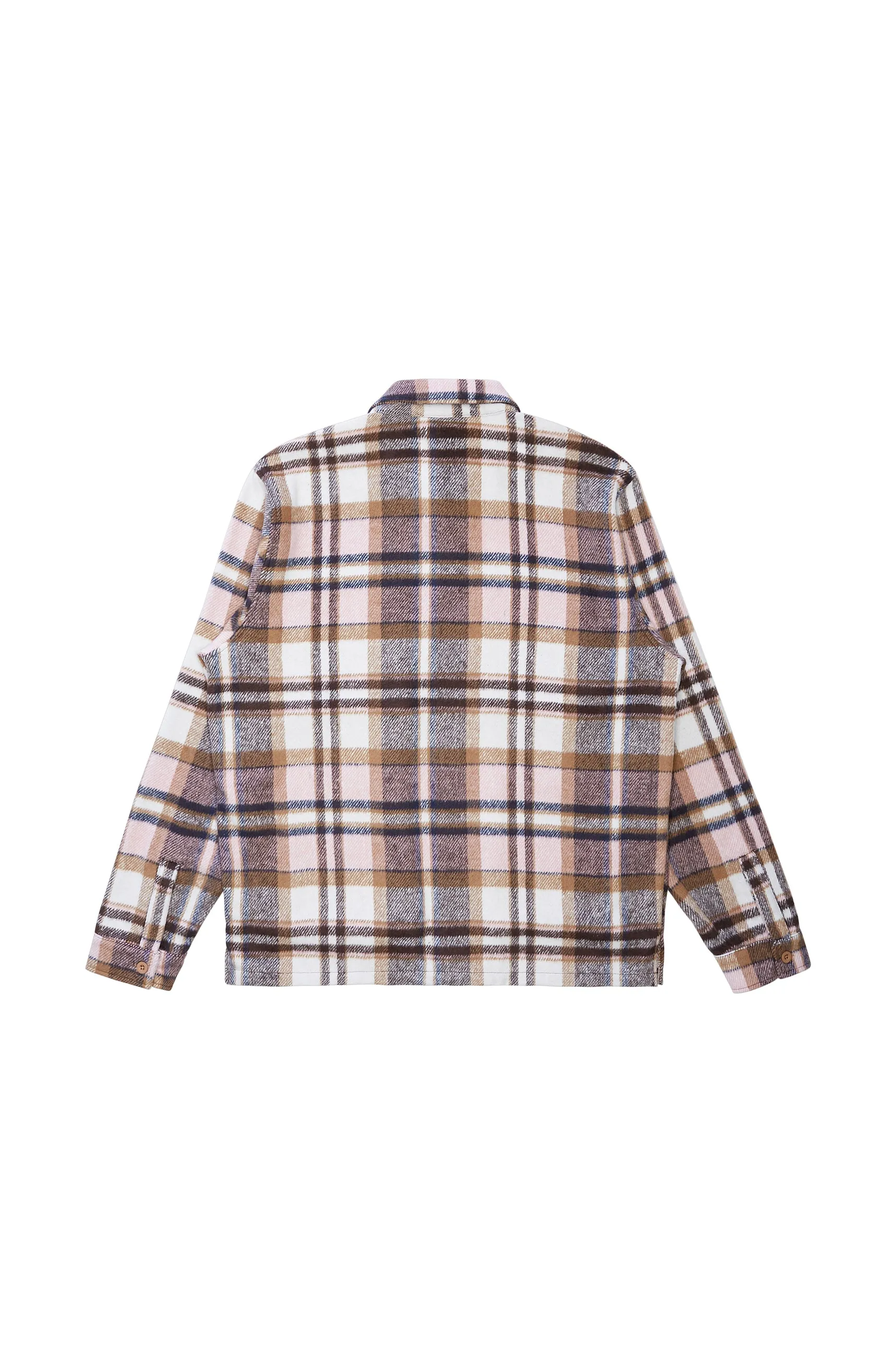 Plaid Flannel Overshirt - Himalaya