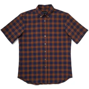 Plaid Micro Seersucker S/S Shirt