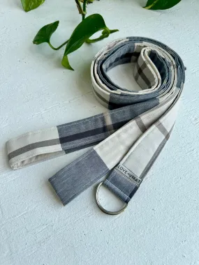 Plaid Yoga Strap