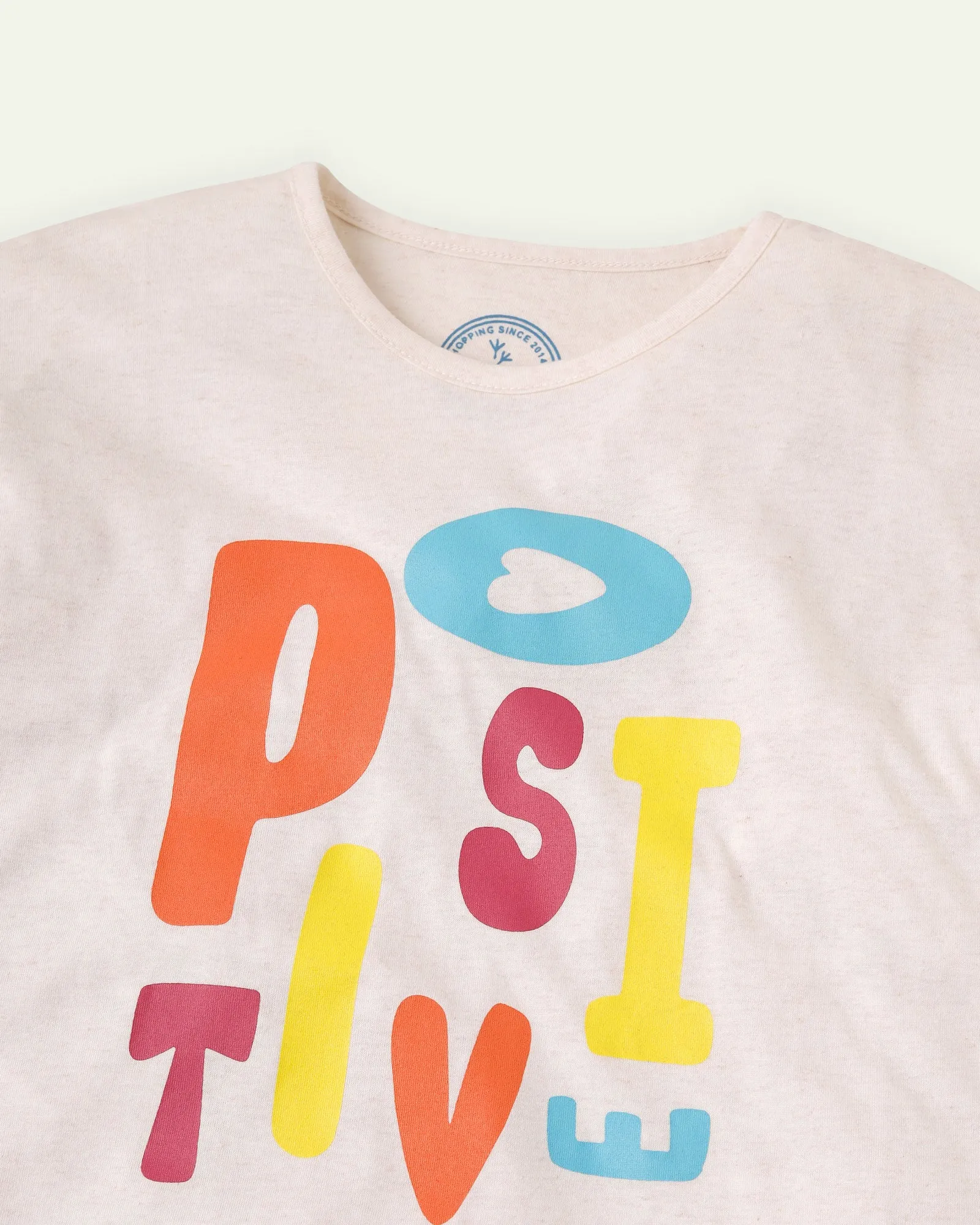 Positive Oversized Graphic T-Shirt