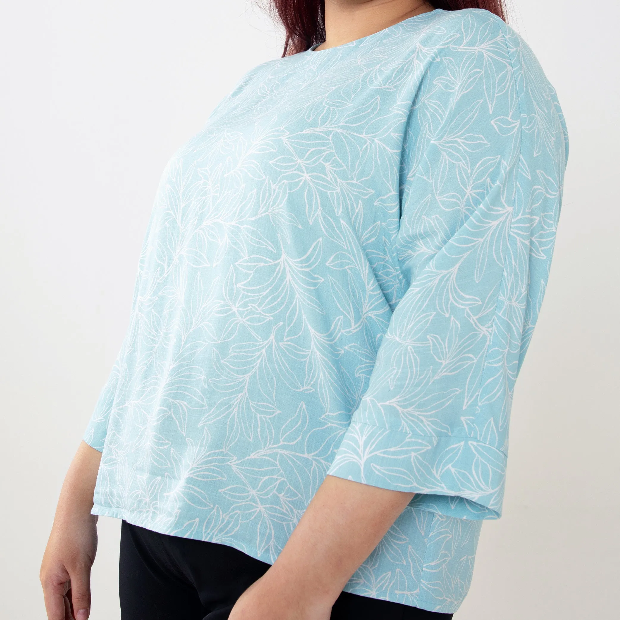 Printed Dolman Top