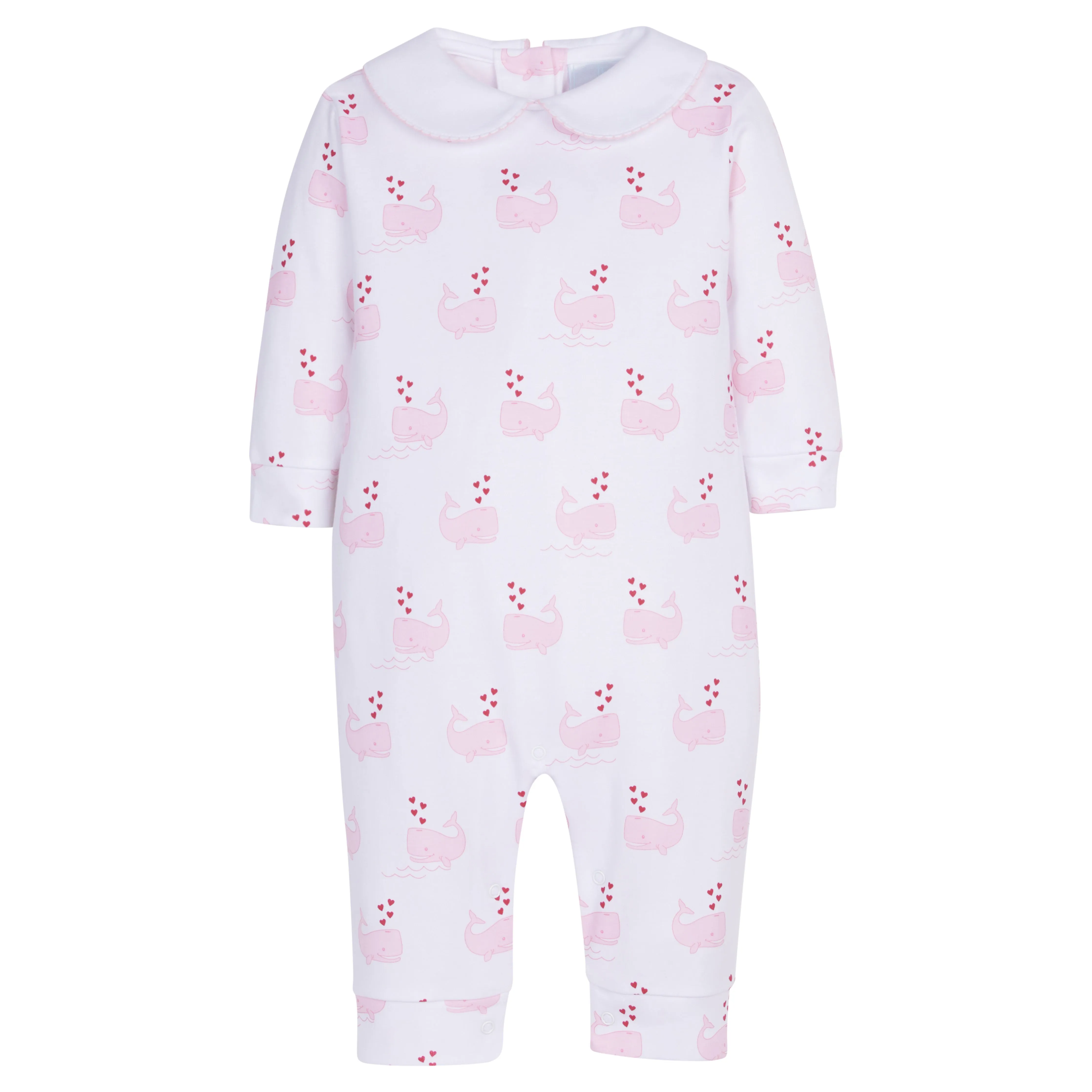 Printed Playsuit - Pink Whales