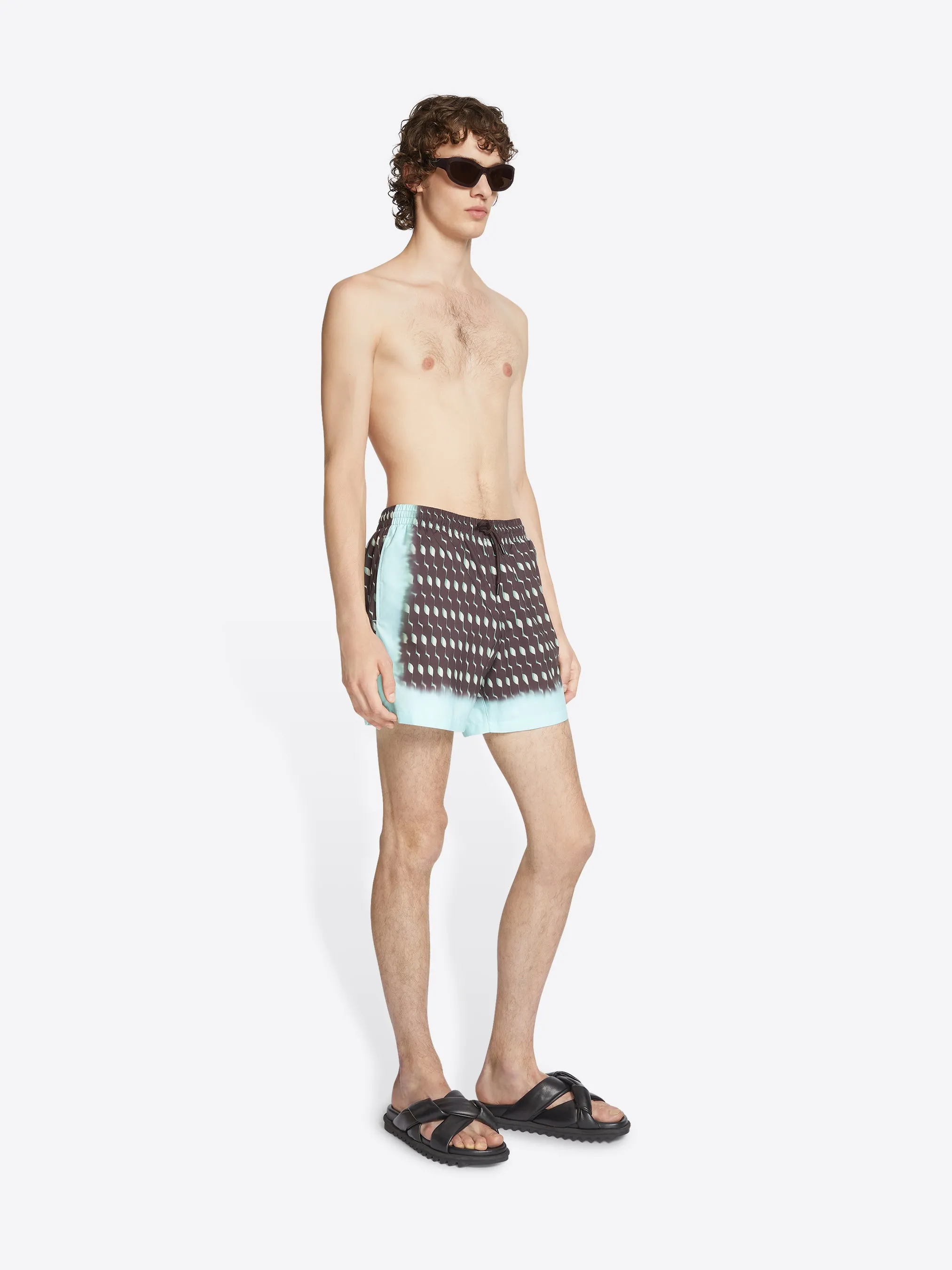 Printed swim shorts