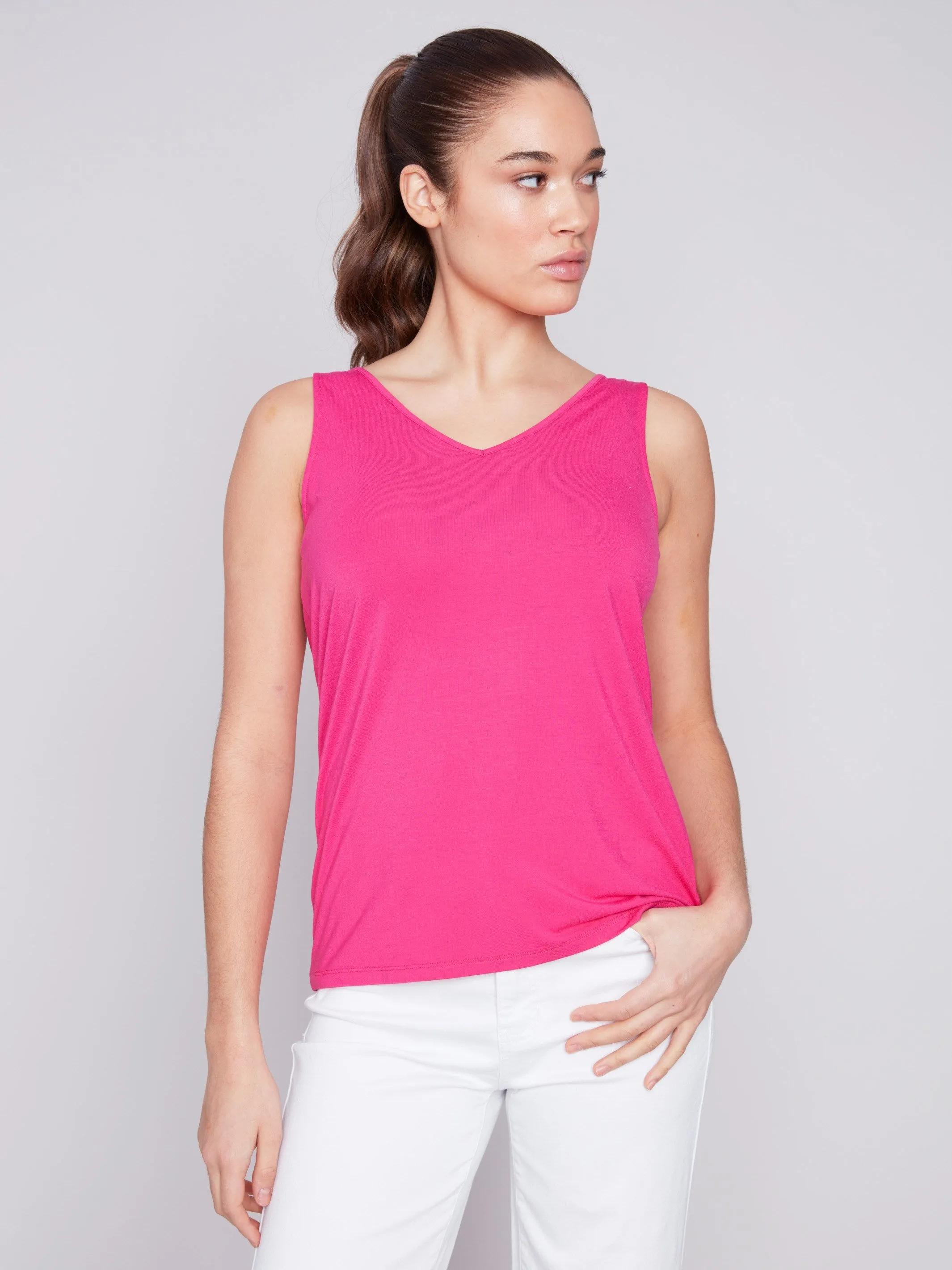 Reversible Bamboo Cami - Punch