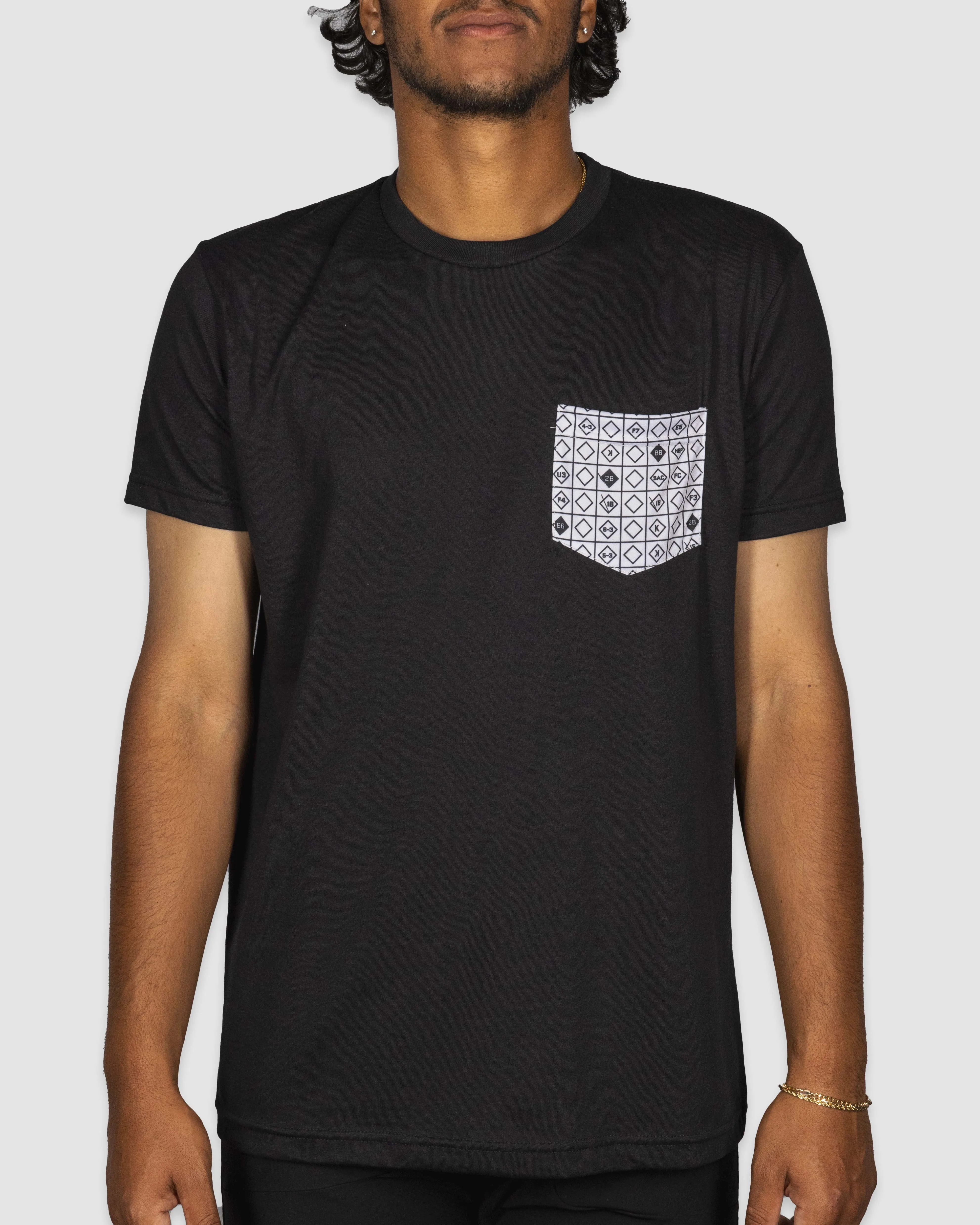 Scorebook Patterned Pocket Tee