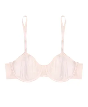 sheer tactel underwire bra