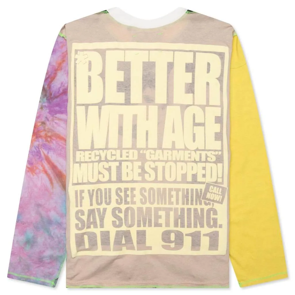 Smear Reversible L/S Tee - Multi