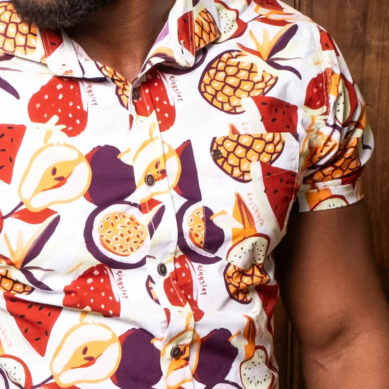 Summer Vibes Short Sleeve Shirt Pelican