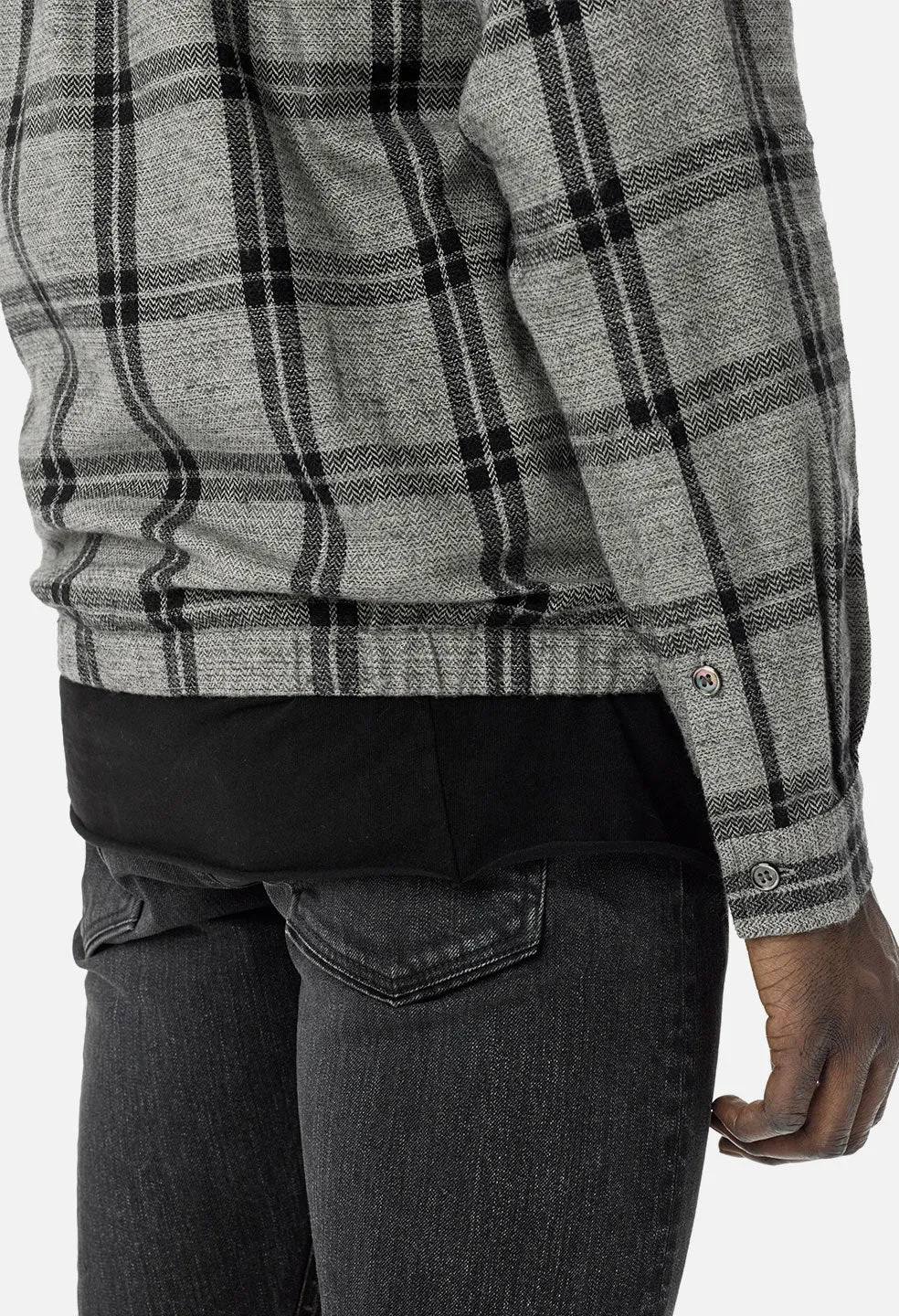 Switch Overshirt / Grey Plaid