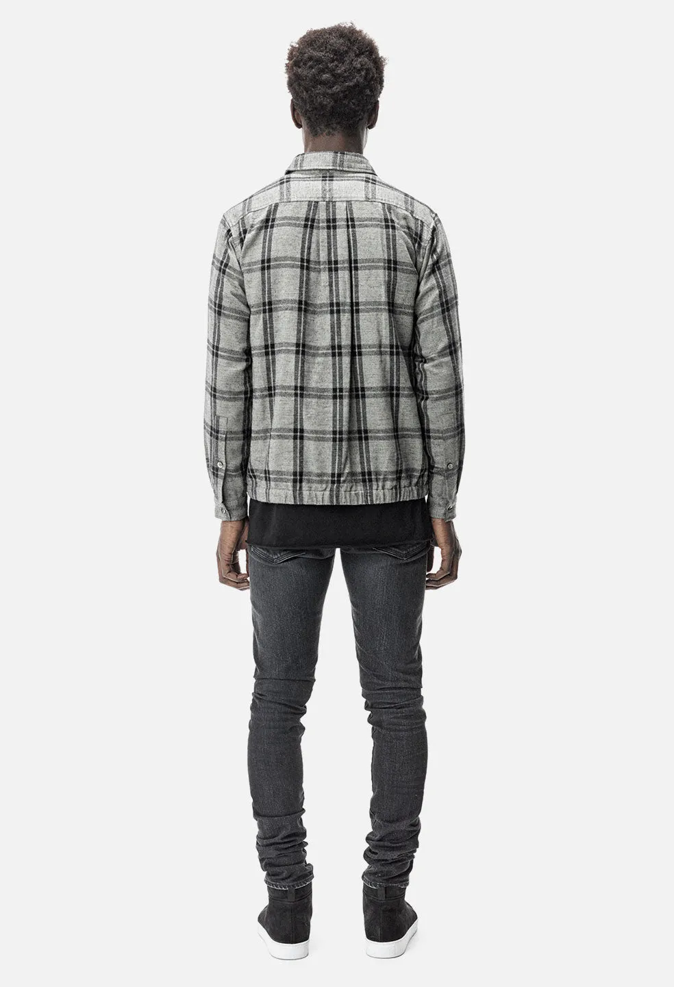 Switch Overshirt / Grey Plaid