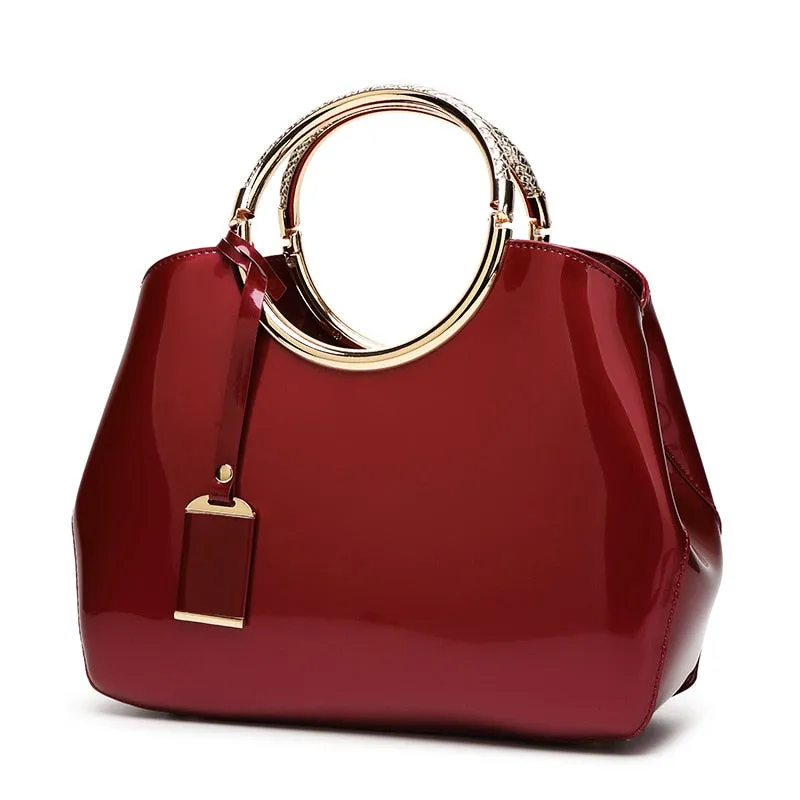 Tote Bag Bolsa Luxury Patent Leather